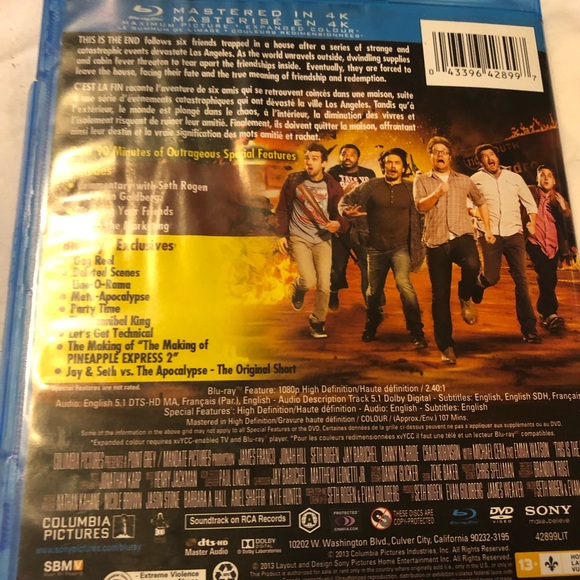 This is the End movie blu-Ray only - Picture 5 of 5